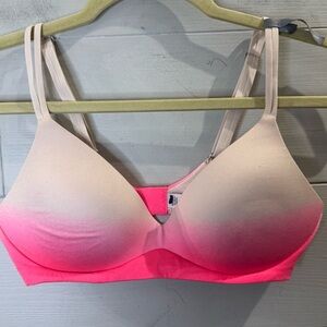 Aerie | NWT Pink and Cream Ombre Bra Size 34B